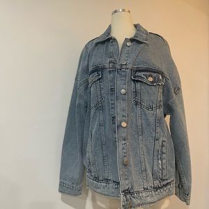 Men Denim Jacket Size Large